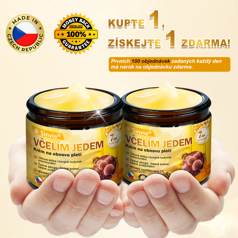 💟💟Doporučení dermatologa 🐝 ✨Sinvie® Krém na obnovu pleti s včelím jedem 🔥 Český vývoj, výroba a dodávka v České republice