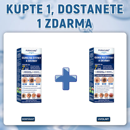PuraCure® 👩‍⚕️ 𝟕denní Pero na Odstranění Kožních Výrůstků a Skvrn – Bezbolestné Odstranění bez Jizev, Profesionální Roller aplikátor