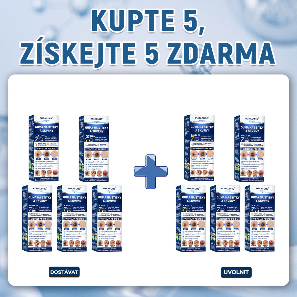 PuraCure® 👩‍⚕️ 𝟕denní Pero na Odstranění Kožních Výrůstků a Skvrn – Bezbolestné Odstranění bez Jizev, Profesionální Roller aplikátor