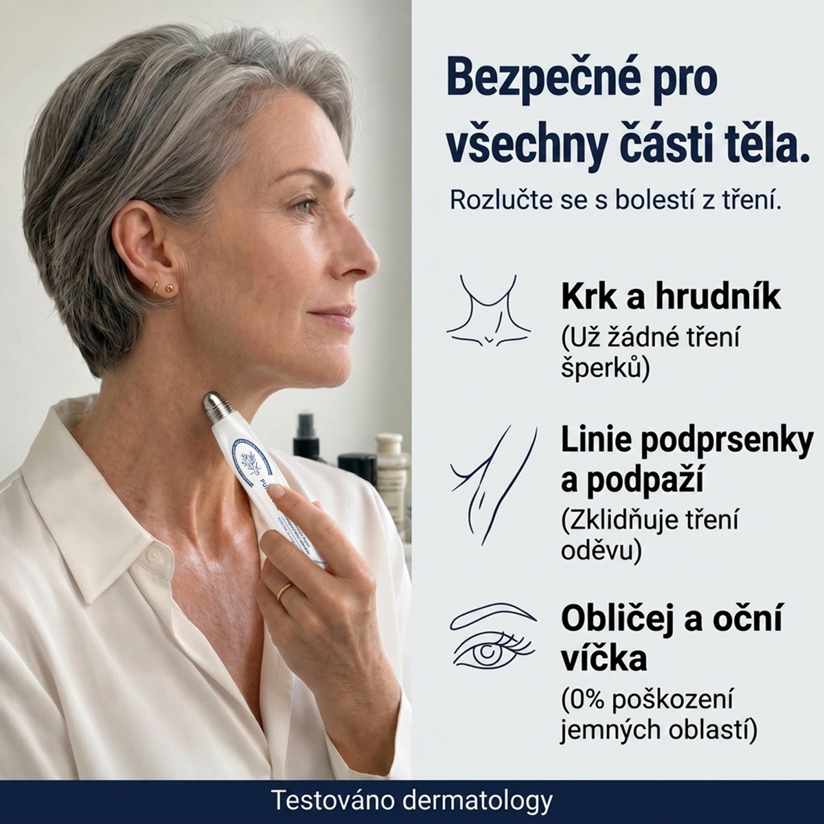 PuraCure® 👩‍⚕️ 𝟕denní Pero na Odstranění Kožních Výrůstků a Skvrn – Bezbolestné Odstranění bez Jizev, Profesionální Roller aplikátor