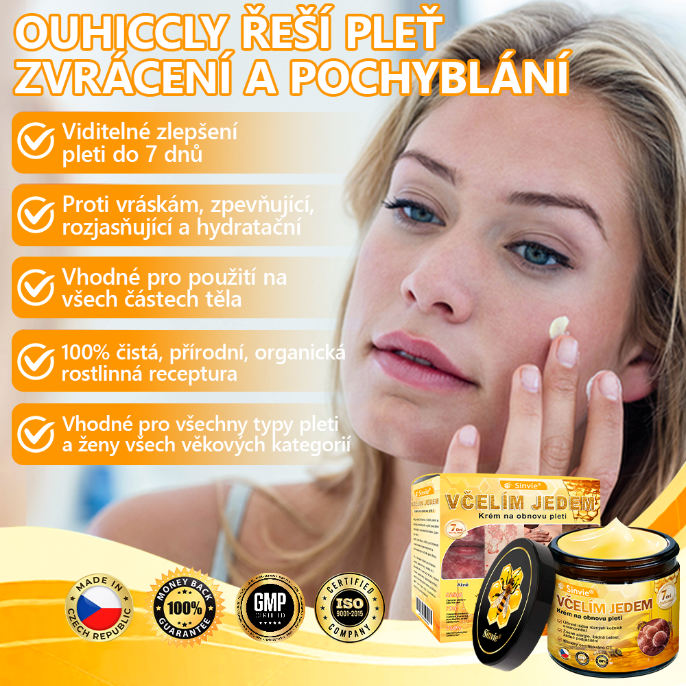 🌲🌲Doporučení dermatologa 🐝 ✨Sinvie® Krém na obnovu pleti s včelím jedem 🔥 Český vývoj, výroba a dodávka v České republice